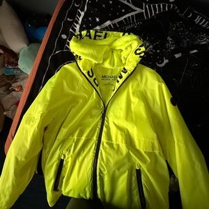 Michael Kors yellow windbreaker